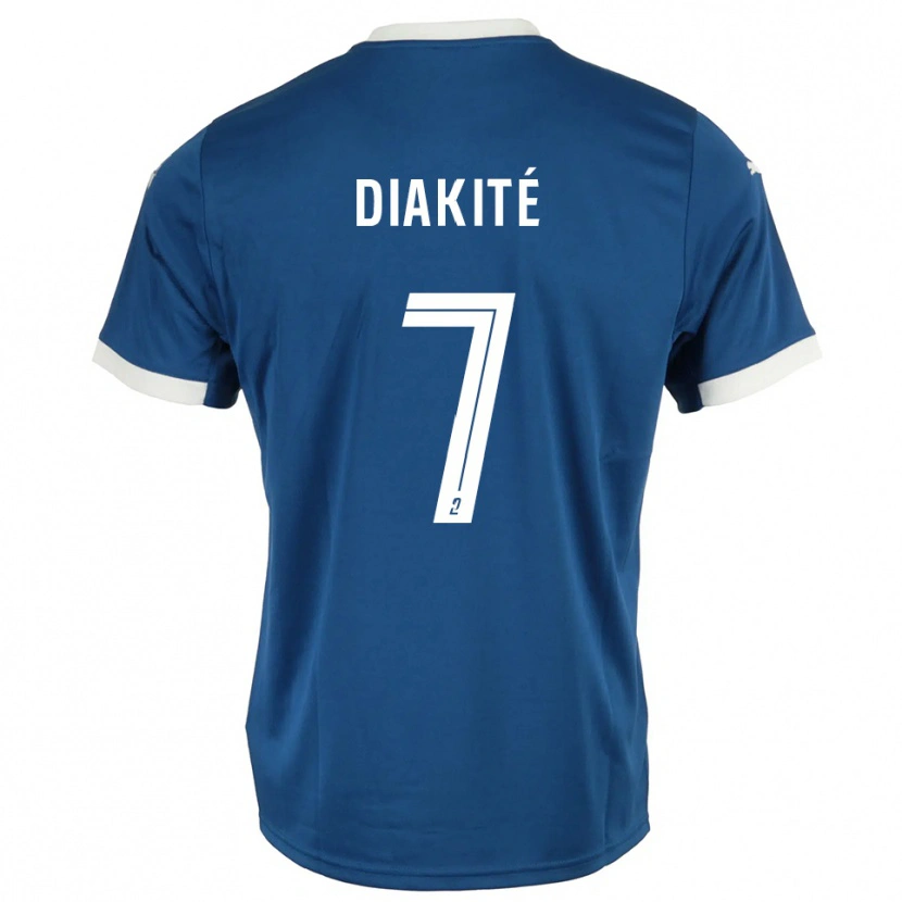 Danxen Män Amadou Diakité #7 Blå Vit Hemmatröja Matchtröjor 2025/26 Tröjor T-Tröja
