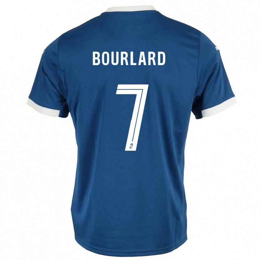 Danxen Män Liam Bourlard #7 Blå Vit Hemmatröja Matchtröjor 2025/26 Tröjor T-Tröja