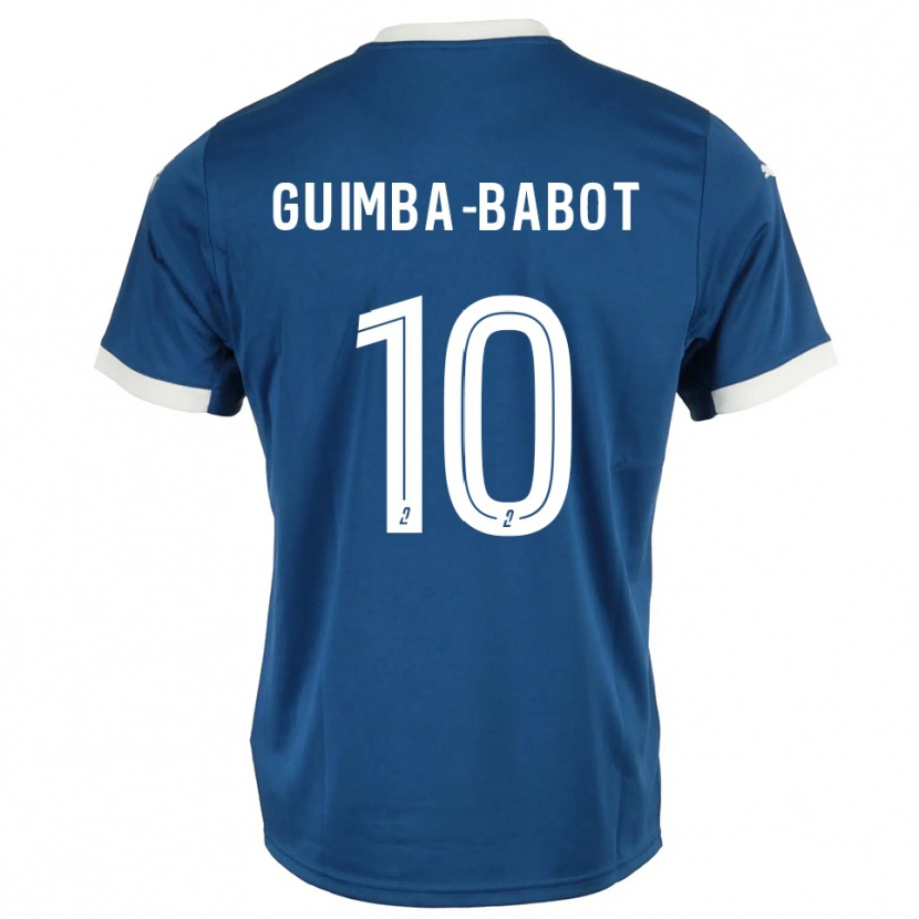 Danxen Män Khays Guimba-Babot #10 Blå Vit Hemmatröja Matchtröjor 2025/26 Tröjor T-Tröja