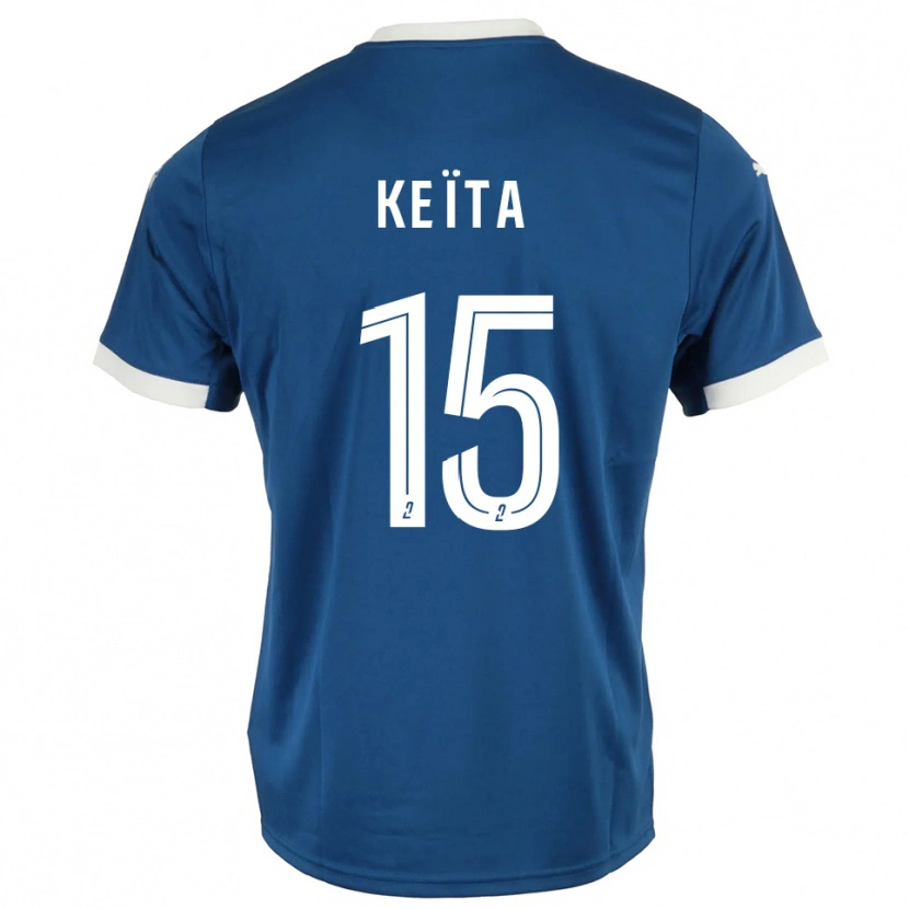 Danxen Män Modibo Keïta #15 Blå Vit Hemmatröja Matchtröjor 2025/26 Tröjor T-Tröja