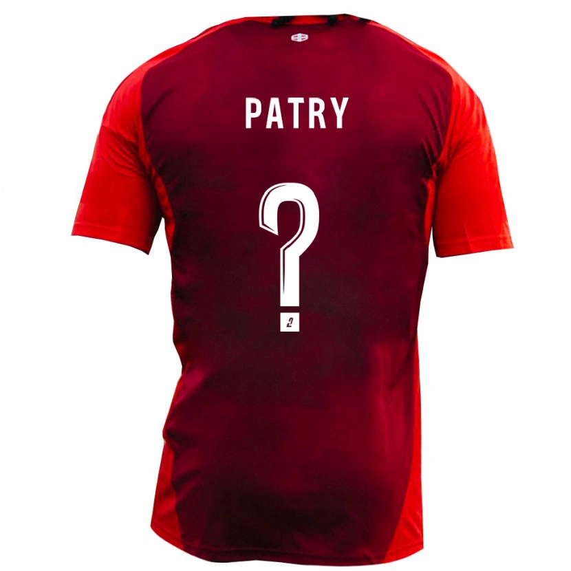 Danxen Män Jules Patry #0 Rött Bourgogne Hemmatröja Matchtröjor 2025/26 Tröjor T-Tröja