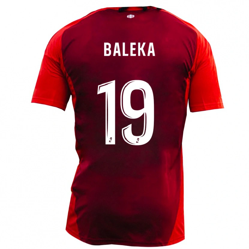 Danxen Män Randy Baleka #19 Rött Bourgogne Hemmatröja Matchtröjor 2025/26 Tröjor T-Tröja