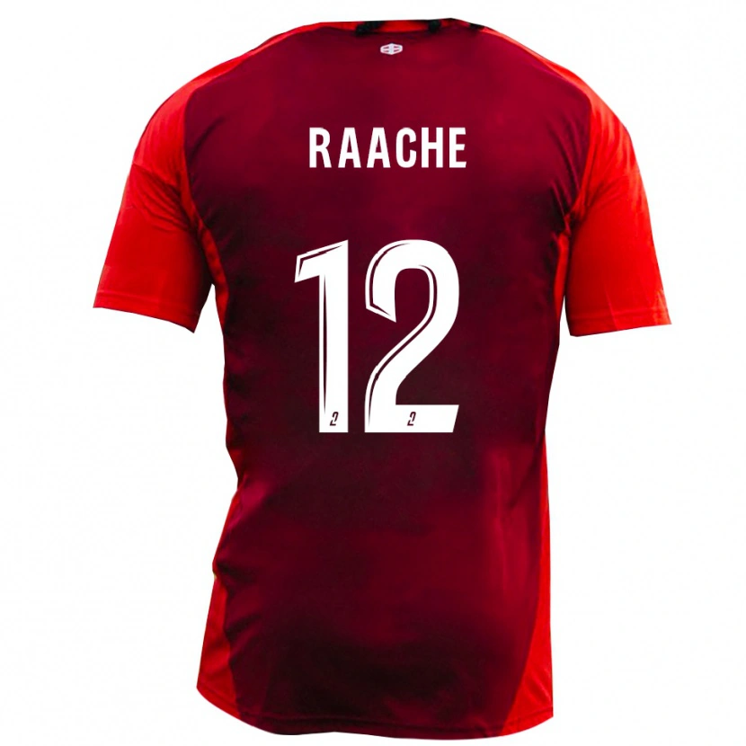 Danxen Män Ibrahim Raache #12 Rött Bourgogne Hemmatröja Matchtröjor 2025/26 Tröjor T-Tröja