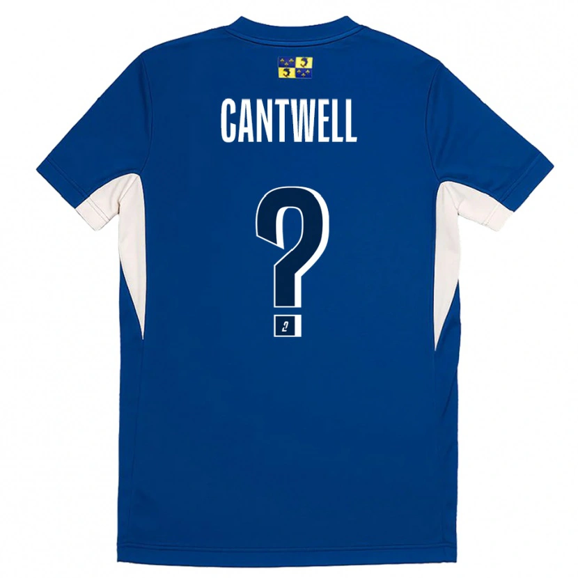 Danxen Män Anna Cantwell #0 Blå Marin Hemmatröja Matchtröjor 2025/26 Tröjor T-Tröja