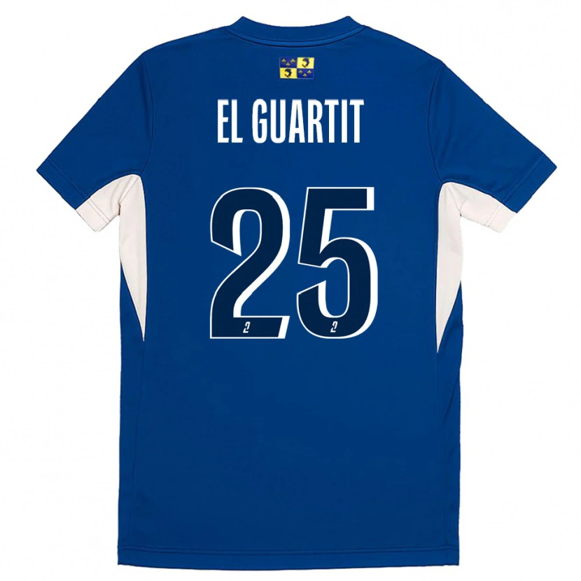 Danxen Män Yassine El Guartit #25 Blå Marin Hemmatröja Matchtröjor 2025/26 Tröjor T-Tröja