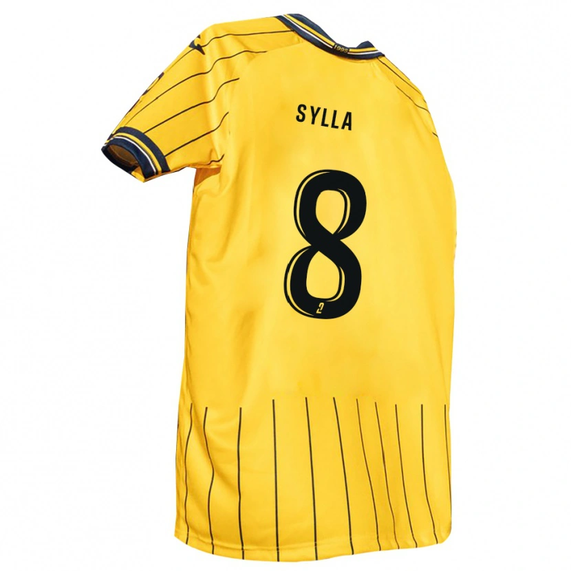 Danxen Män Khalifa Sylla #8 Gul Marin Hemmatröja Matchtröjor 2025/26 Tröjor T-Tröja