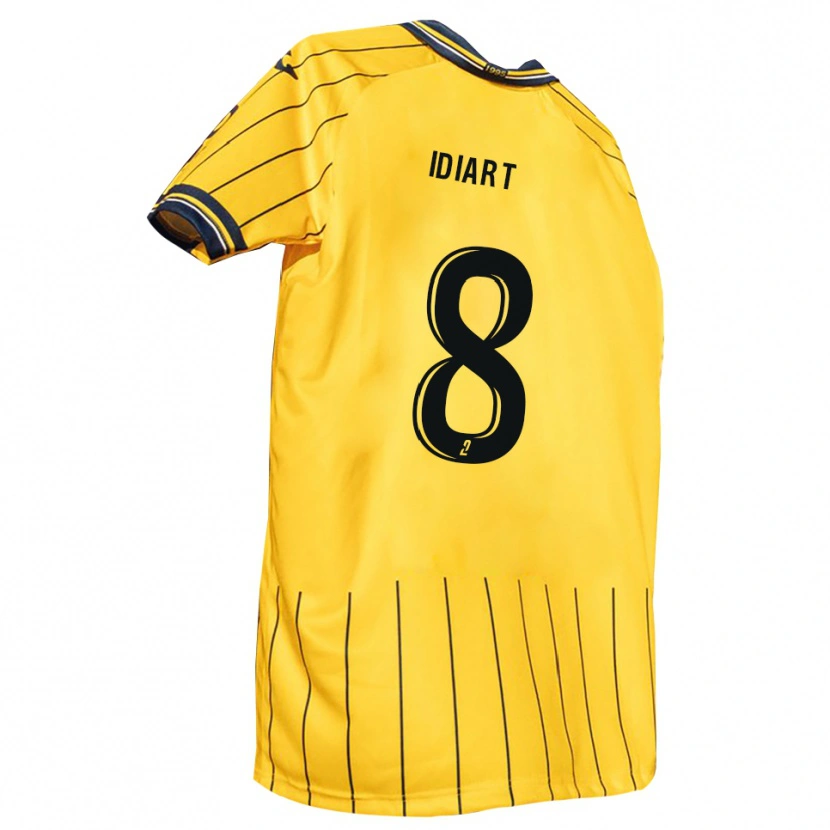 Danxen Män Patxi Idiart #8 Gul Marin Hemmatröja Matchtröjor 2025/26 Tröjor T-Tröja