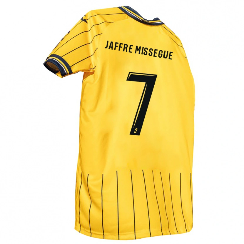 Danxen Män Lenny Jaffre Missegue #7 Gul Marin Hemmatröja Matchtröjor 2025/26 Tröjor T-Tröja