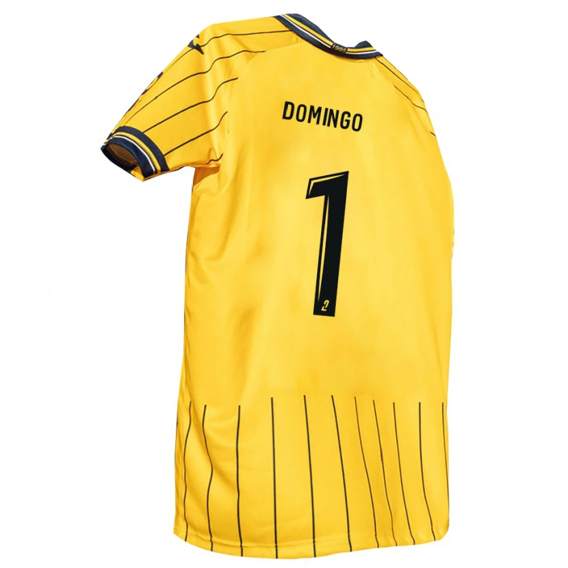 Danxen Män Ismaël Domingo #1 Gul Marin Hemmatröja Matchtröjor 2025/26 Tröjor T-Tröja