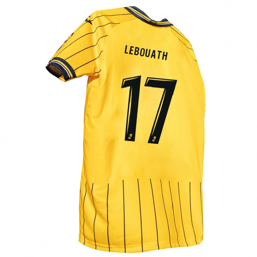 Danxen Män Salif Lebouath #17 Gul Marin Hemmatröja Matchtröjor 2025/26 Tröjor T-Tröja