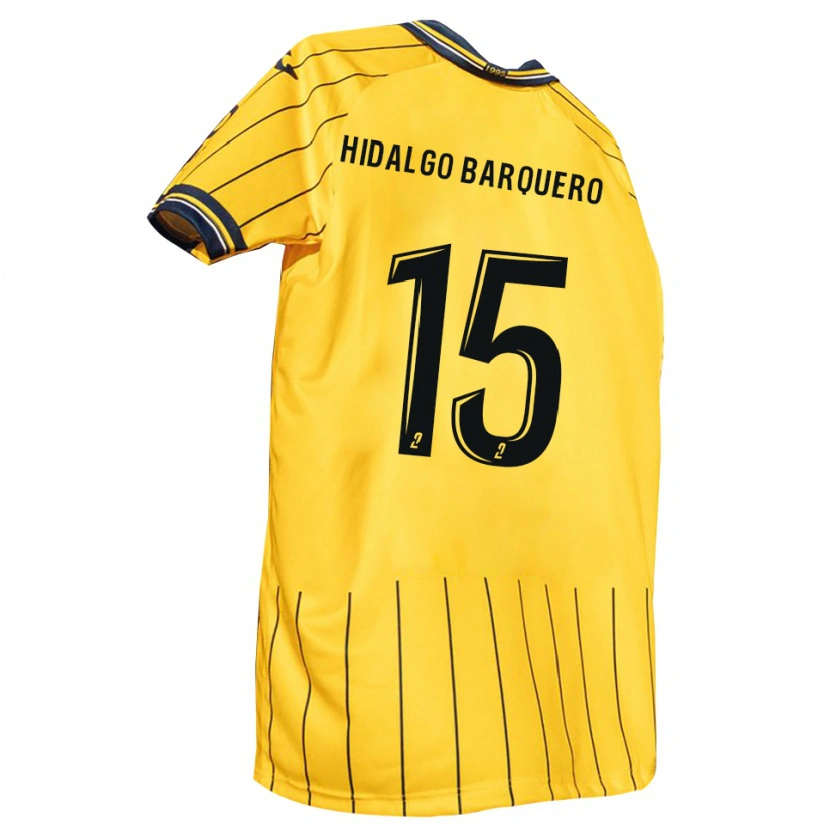 Danxen Män Mathis Hidalgo Barquero #15 Gul Marin Hemmatröja Matchtröjor 2025/26 Tröjor T-Tröja