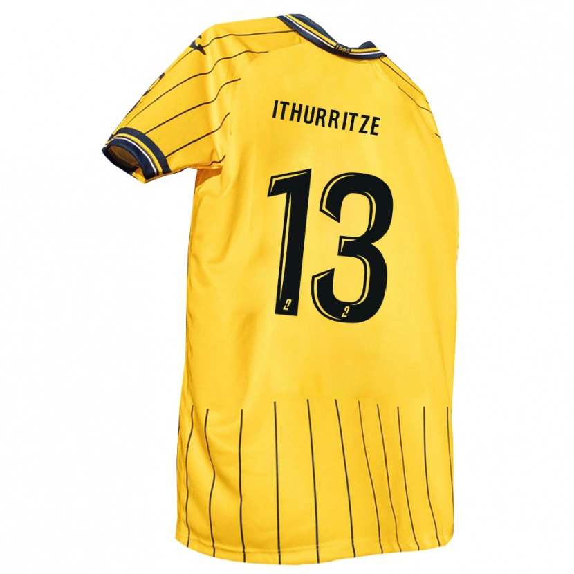 Danxen Män Noah Ithurritze #13 Gul Marin Hemmatröja Matchtröjor 2025/26 Tröjor T-Tröja
