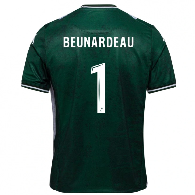 Danxen Män Quentin Beunardeau #1 Grön Vit Hemmatröja Matchtröjor 2025/26 Tröjor T-Tröja