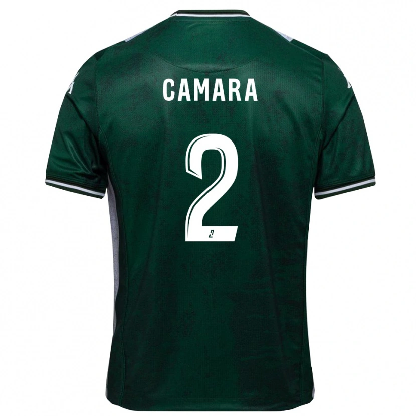Danxen Män Diadé Camara #2 Grön Vit Hemmatröja Matchtröjor 2025/26 Tröjor T-Tröja