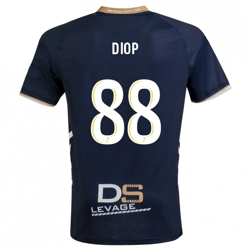 Danxen Män Malick Diop #88 Marin Guld Hemmatröja Matchtröjor 2025/26 Tröjor T-Tröja