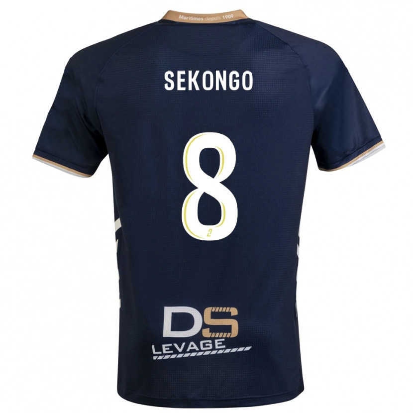 Danxen Män Anto Sekongo #8 Marin Guld Hemmatröja Matchtröjor 2025/26 Tröjor T-Tröja
