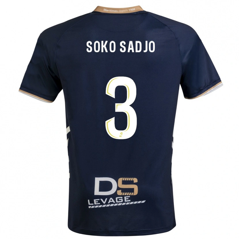 Danxen Män Ryan Soko Sadjo #3 Marin Guld Hemmatröja Matchtröjor 2025/26 Tröjor T-Tröja