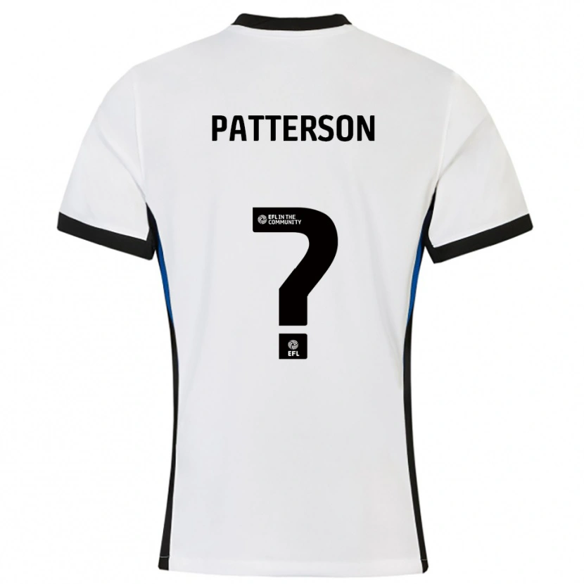 Danxen Män Rico Patterson #0 Vit Blå Bortatröja Matchtröjor 2025/26 Tröjor T-Tröja