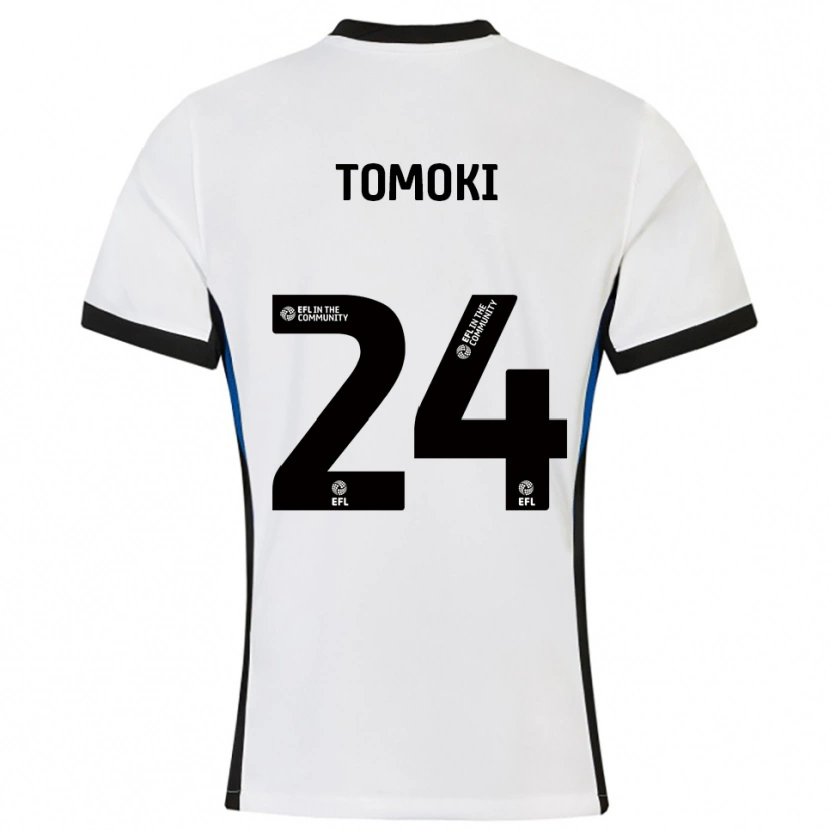 Danxen Män Tomoki Iwata #24 Vit Blå Bortatröja Matchtröjor 2025/26 Tröjor T-Tröja