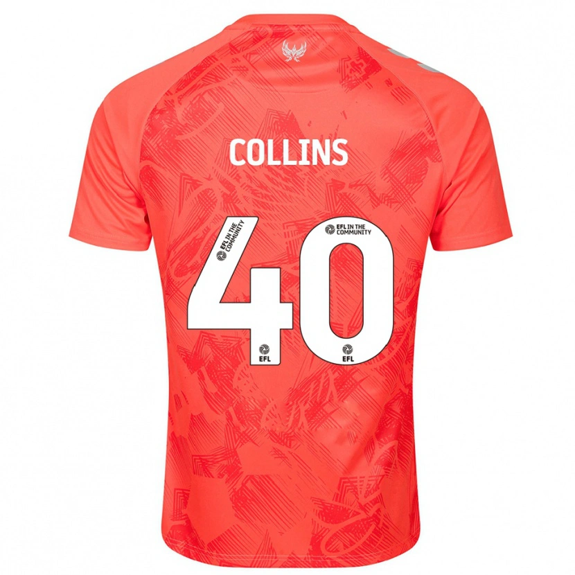 Danxen Män Brad Collins #40 Orange Vit Bortatröja Matchtröjor 2025/26 Tröjor T-Tröja