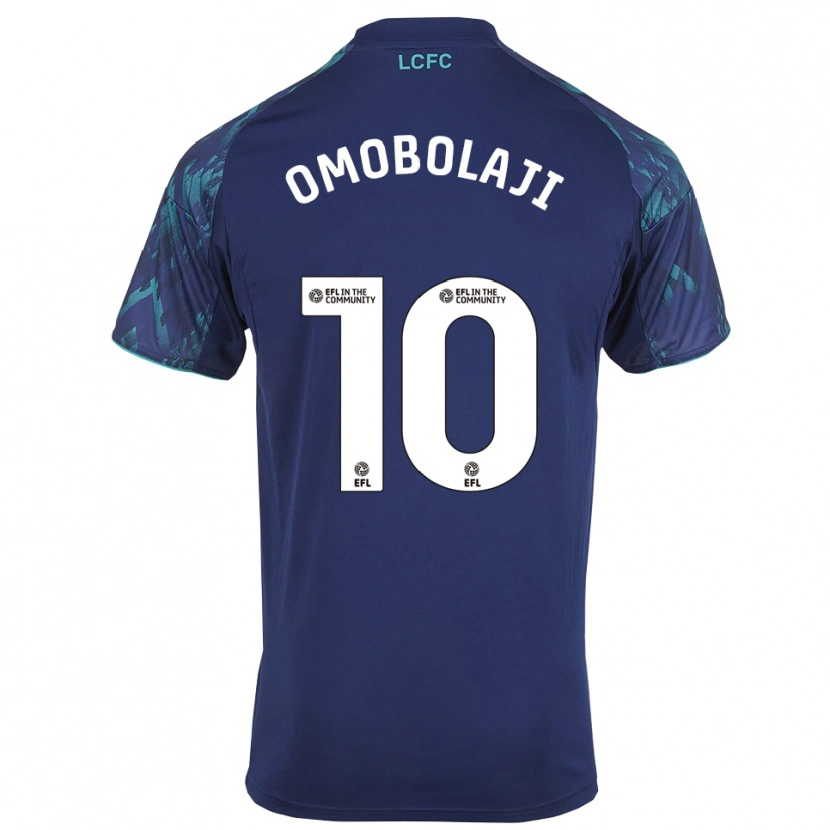 Danxen Män Laolu Omobolaji #10 Marin Grön Vit Bortatröja Matchtröjor 2025/26 Tröjor T-Tröja