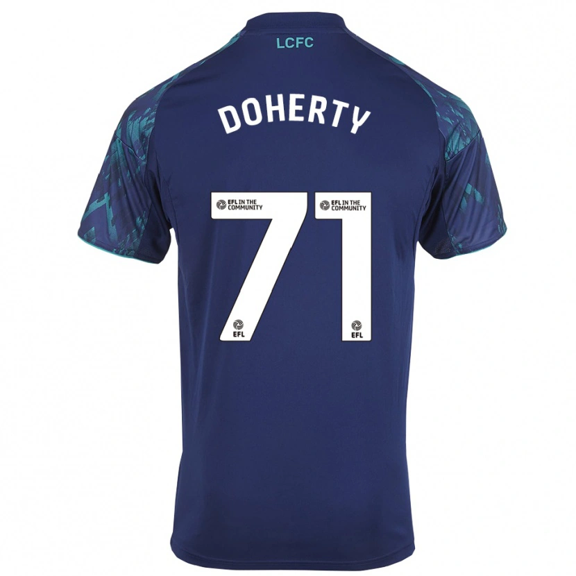 Danxen Män Arlo Doherty #71 Marin Grön Vit Bortatröja Matchtröjor 2025/26 Tröjor T-Tröja