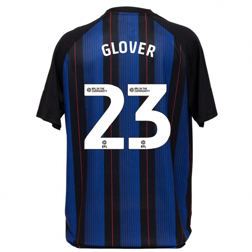 Danxen Män Tom Glover #23 Blå Svart Bortatröja Matchtröjor 2025/26 Tröjor T-Tröja
