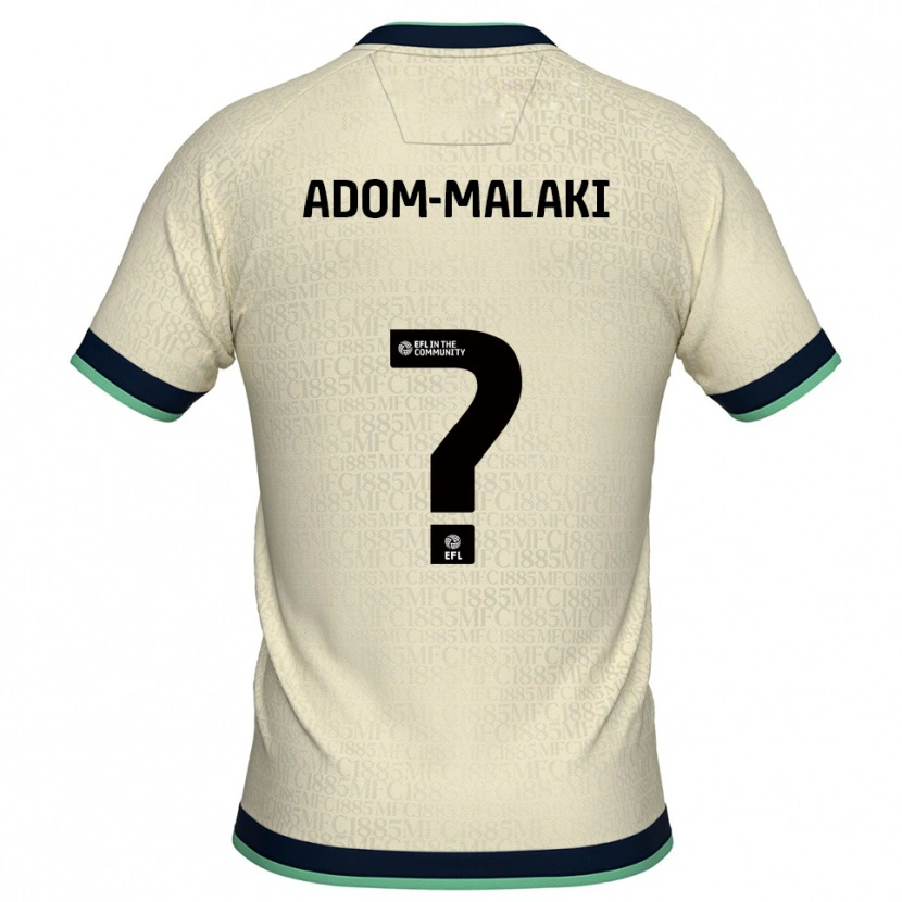 Danxen Män Nino Adom-Malaki #0 Champagne Marin Bortatröja Matchtröjor 2025/26 Tröjor T-Tröja