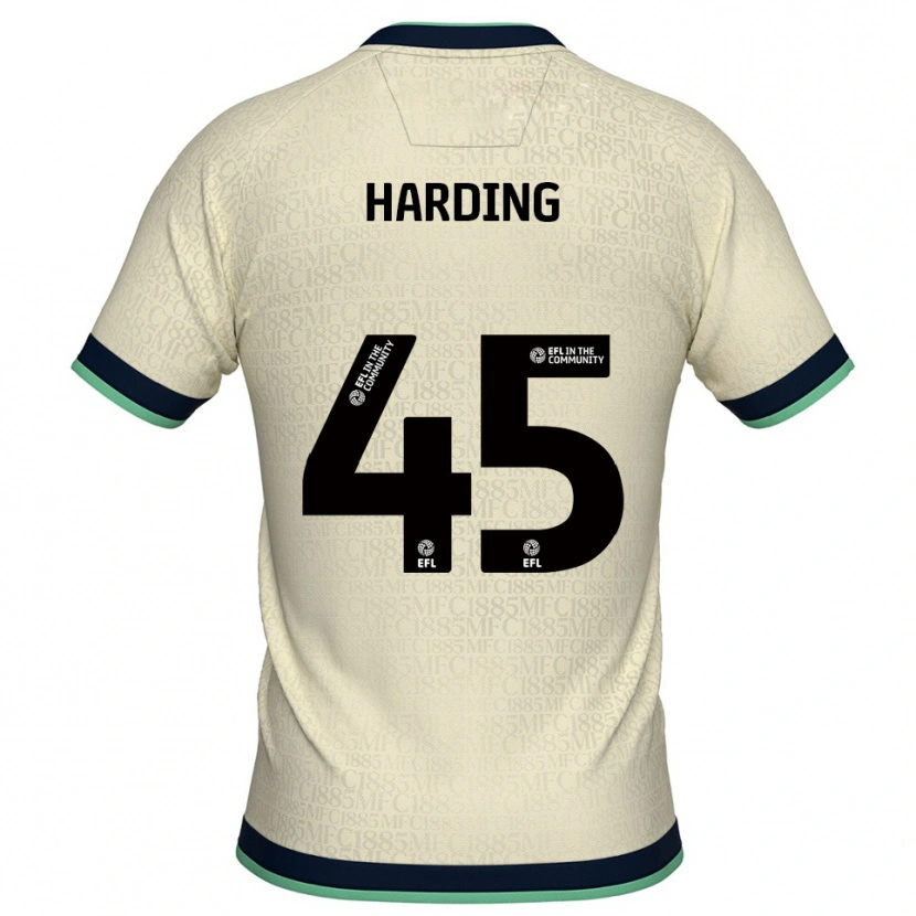 Danxen Män Wes Harding #45 Champagne Marin Bortatröja Matchtröjor 2025/26 Tröjor T-Tröja