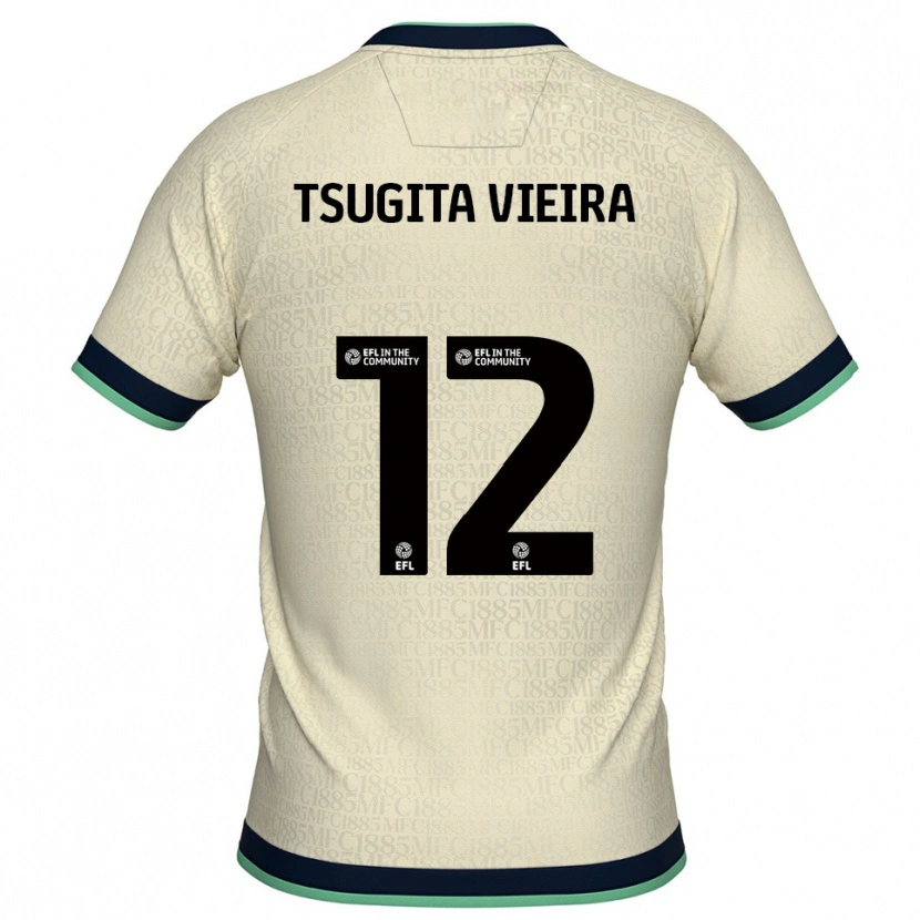 Danxen Män Sacha Tsugita Vieira #12 Champagne Marin Bortatröja Matchtröjor 2025/26 Tröjor T-Tröja