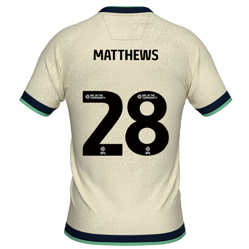 Danxen Män Ajay Matthews #28 Champagne Marin Bortatröja Matchtröjor 2025/26 Tröjor T-Tröja
