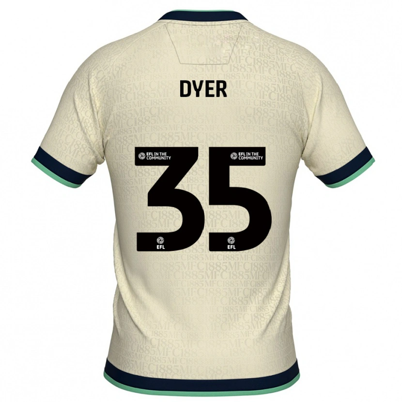 Danxen Män Jet Dyer #35 Champagne Marin Bortatröja Matchtröjor 2025/26 Tröjor T-Tröja