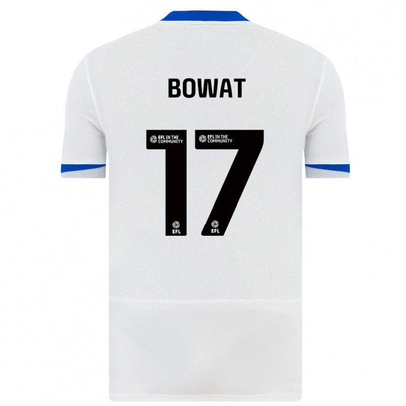 Danxen Män Ibane Bowat #17 Vit Svart Bortatröja Matchtröjor 2025/26 Tröjor T-Tröja