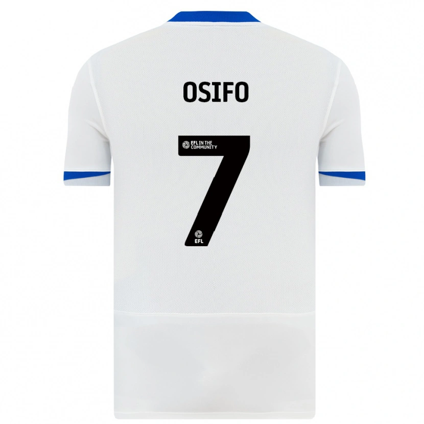 Danxen Män Jermaine Osifo #7 Vit Svart Bortatröja Matchtröjor 2025/26 Tröjor T-Tröja