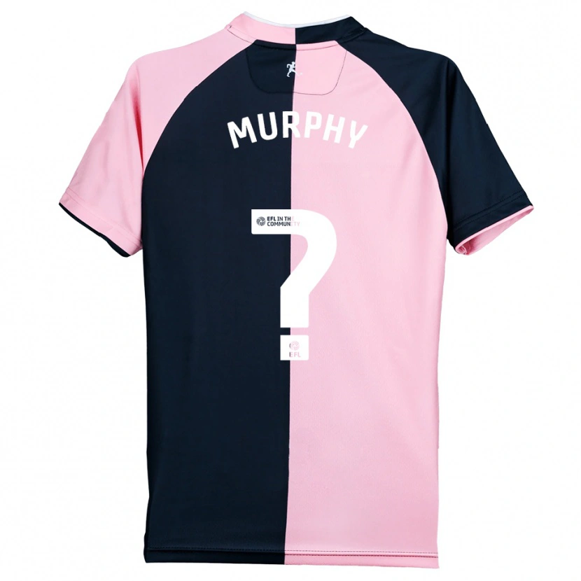 Danxen Män Harry Murphy #0 Rosa Svart Bortatröja Matchtröjor 2025/26 Tröjor T-Tröja