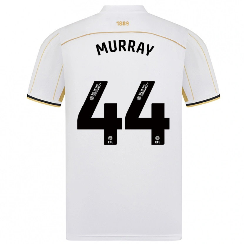 Danxen Män Satara Murray #44 Vit Guld Bortatröja Matchtröjor 2025/26 Tröjor T-Tröja