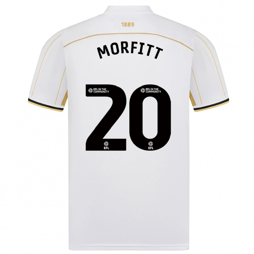 Danxen Män Izzy Morfitt #20 Vit Guld Bortatröja Matchtröjor 2025/26 Tröjor T-Tröja