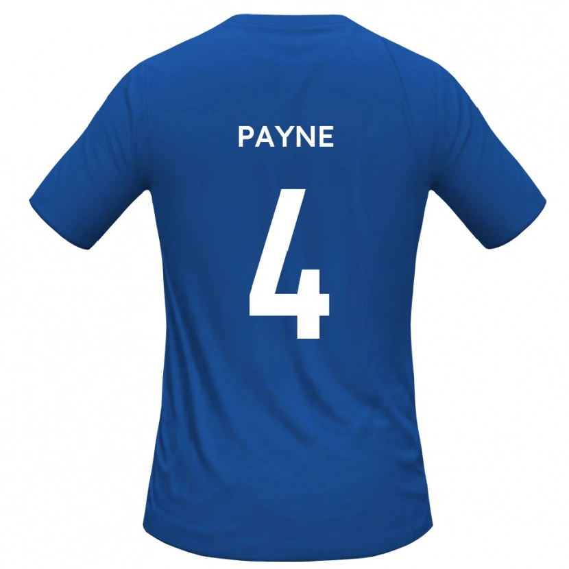 Danxen Män Jack Payne #4 Himmelsblå Bortatröja Matchtröjor 2025/26 Tröjor T-Tröja