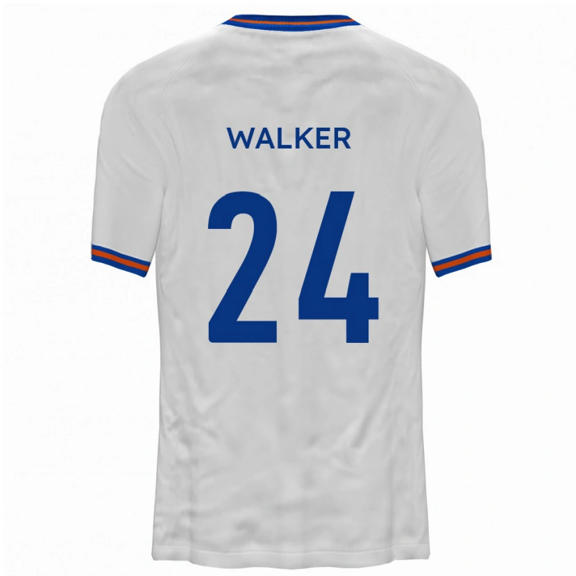 Danxen Män Lewis Walker #24 Vit Blå Bortatröja Matchtröjor 2025/26 Tröjor T-Tröja