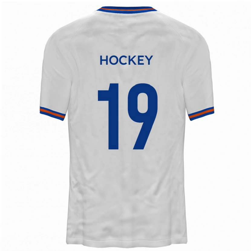 Danxen Män Freddie Hockey #19 Vit Blå Bortatröja Matchtröjor 2025/26 Tröjor T-Tröja