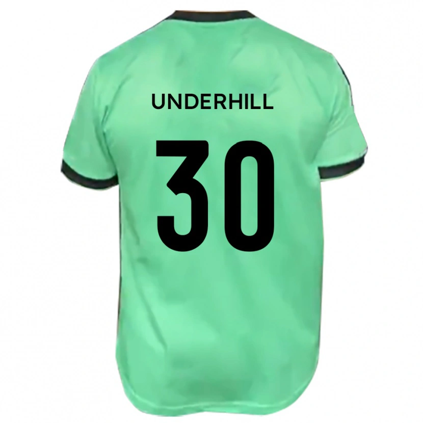 Danxen Män Connor Underhill #30 Turkos Svart Bortatröja Matchtröjor 2025/26 Tröjor T-Tröja