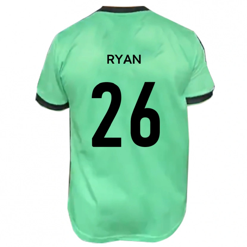 Danxen Män Joe Ryan #26 Turkos Svart Bortatröja Matchtröjor 2025/26 Tröjor T-Tröja