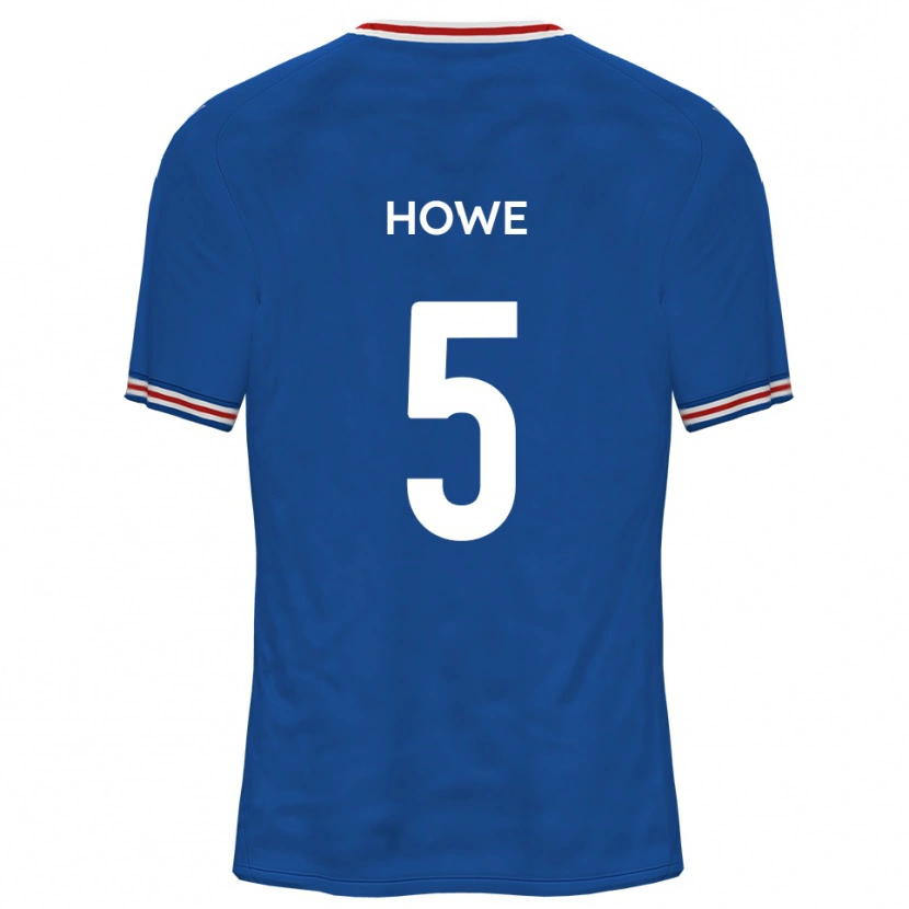 Danxen Män Callum Howe #5 Dodger Blå Bortatröja Matchtröjor 2025/26 Tröjor T-Tröja