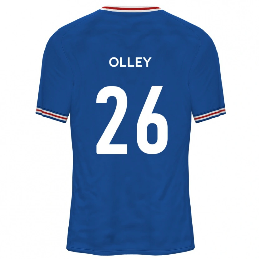 Danxen Män Greg Olley #26 Dodger Blå Bortatröja Matchtröjor 2025/26 Tröjor T-Tröja