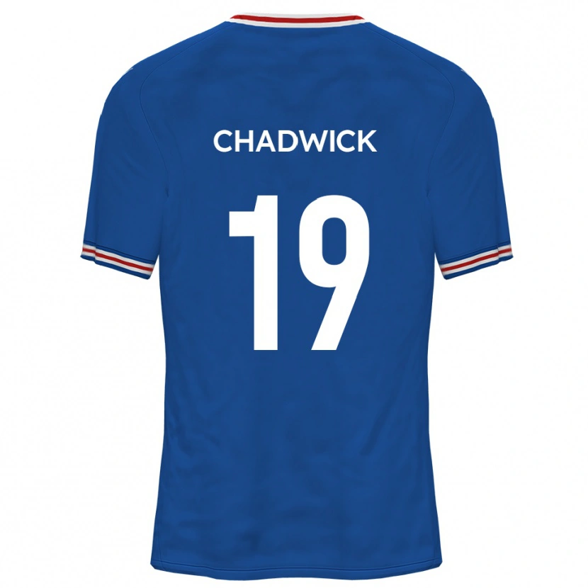 Danxen Män Billy Chadwick #19 Dodger Blå Bortatröja Matchtröjor 2025/26 Tröjor T-Tröja