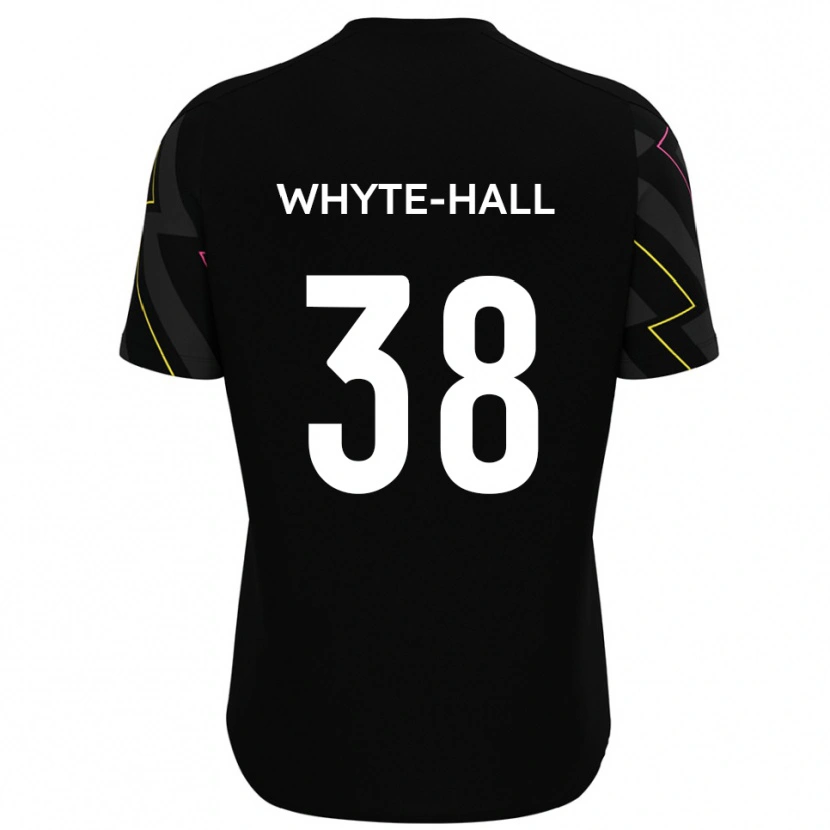 Danxen Män Szhem Whyte-Hall #38 Svart Grå Bortatröja Matchtröjor 2025/26 Tröjor T-Tröja