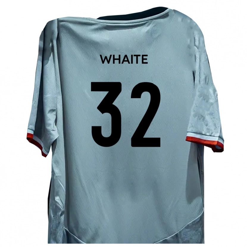 Danxen Män Billy Whaite #32 Vit Svart Bortatröja Matchtröjor 2025/26 Tröjor T-Tröja