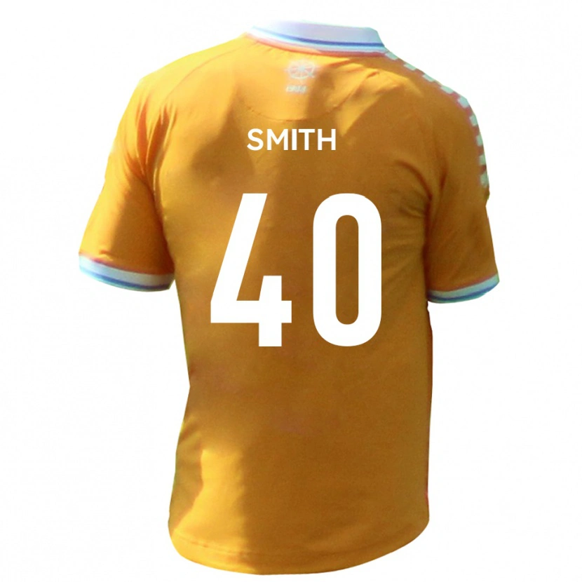 Danxen Män Adam Smith #40 Gul Blå Bortatröja Matchtröjor 2025/26 Tröjor T-Tröja