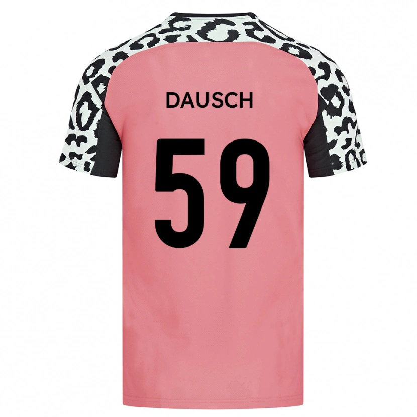 Danxen Män Aidan Dausch #59 Rosa Svart Bortatröja Matchtröjor 2025/26 Tröjor T-Tröja