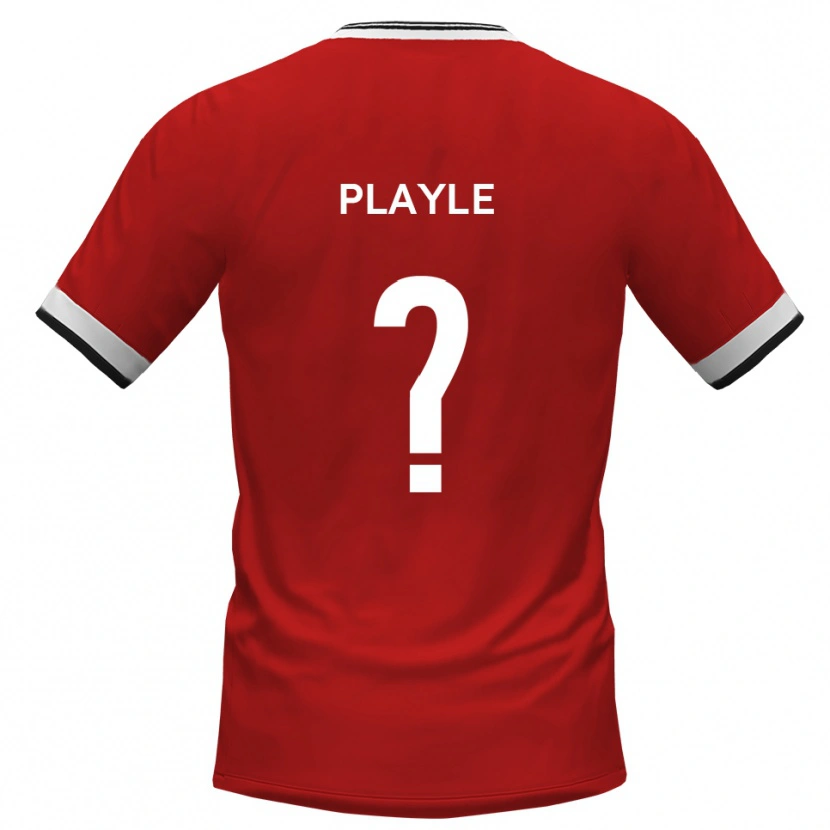 Danxen Män Harrison Playle #0 Vit Svart Bortatröja Matchtröjor 2025/26 Tröjor T-Tröja